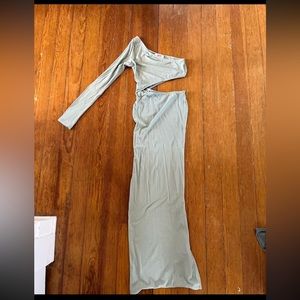 Bayse one armed cut out tube dress